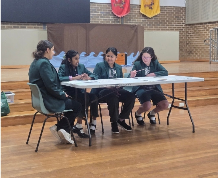 Our Premier's Debating Challenge team.